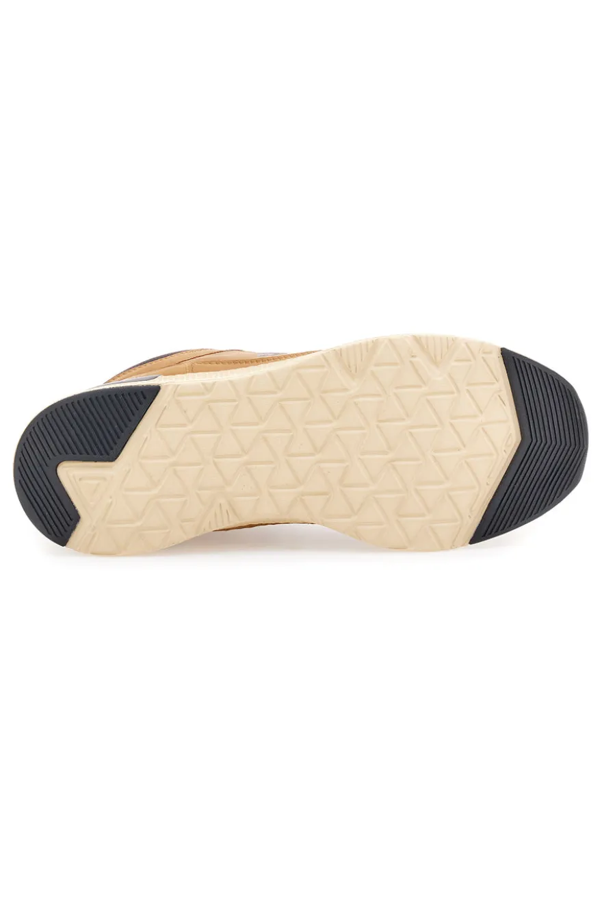 Sneakers mid ocra con suola running Marina militare MM2310