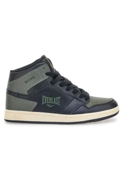 Sneakers mid verde e nero in materie sintetiche Everlast EV716