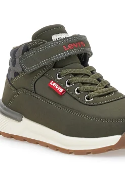 Sneakers mid verdi con dettagli camouflage Levi's Ascot Mini