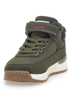 Sneakers mid verdi con dettagli camouflage Levi's Ascot Mini