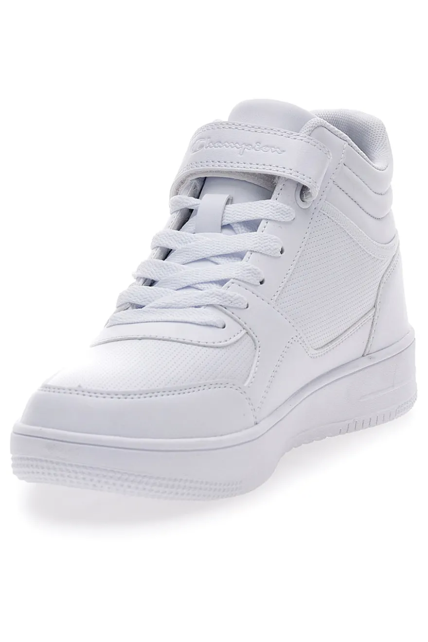 Sneakers Mid-Cut Bianche Alte con Velcro sulla Caviglia CHAMPION RD18 MID