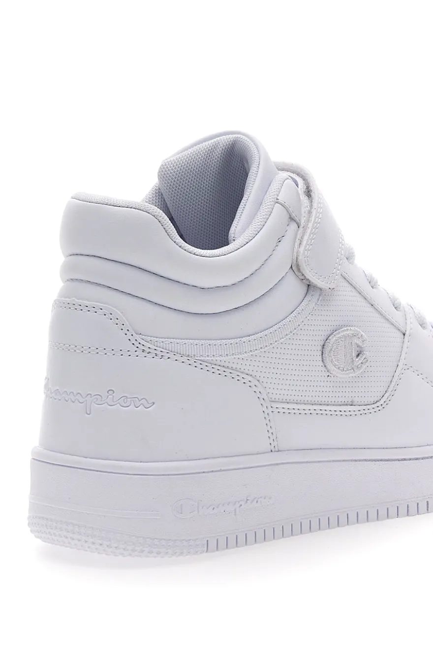 Sneakers Mid-Cut Bianche Alte con Velcro sulla Caviglia CHAMPION RD18 MID