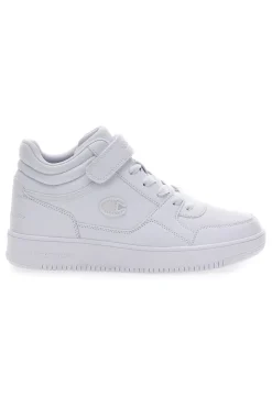 Sneakers Mid-Cut Bianche Alte con Velcro sulla Caviglia CHAMPION RD18 MID