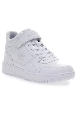 Sneakers Mid-Cut Bianche Alte con Velcro sulla Caviglia CHAMPION RD18 MID