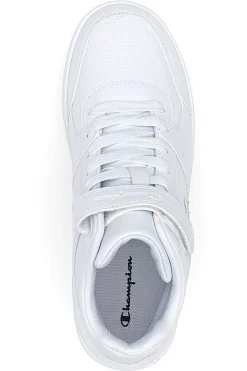 Sneakers Mid-Cut Bianche Alte con Velcro sulla Caviglia CHAMPION RD18 MID