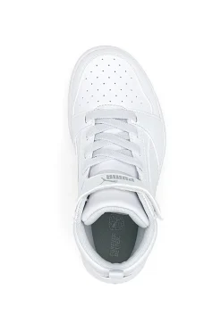 Sneakers Mid-Cut Bianche Con Fascia Laterale Puma Rebound V6 Mid Ac Ps