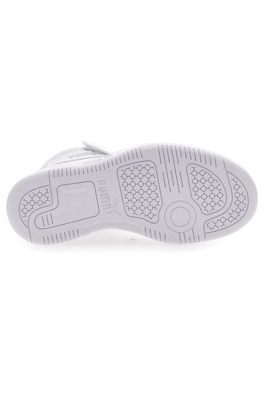 Sneakers Mid-Cut Bianche Con Fascia Laterale Puma Rebound V6 Mid Ac Ps