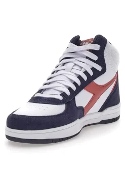 SNEAKERS MID-CUT BIANCHE CON DETTAGLI VIOLA DIADORA RAPTOR HIGH SL