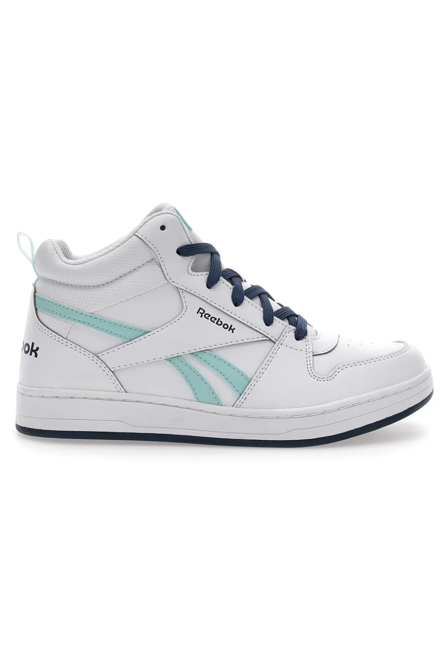Sneakers Mid-Cut Bianche e Blu Reebok Royal Prime