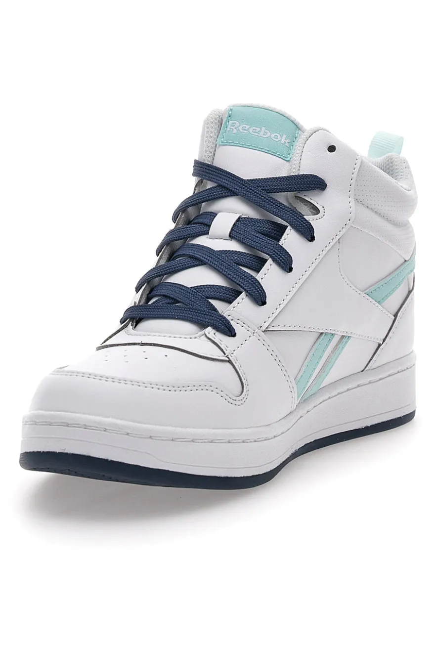 Sneakers Mid-Cut Bianche e Blu Reebok Royal Prime
