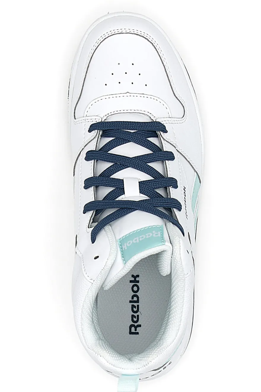Sneakers Mid-Cut Bianche e Blu Reebok Royal Prime