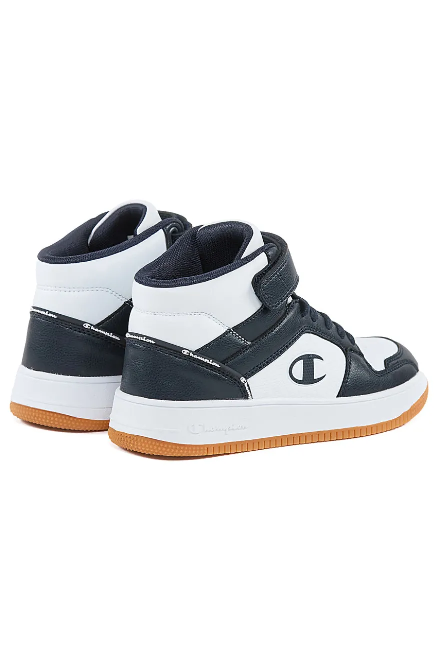Sneakers Mid-Cut Bianche e Nere Champion Rd18 2 Mid B Gs