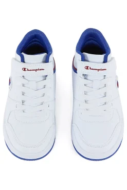 Sneakers Mid-Cut Bianche e Blu Champion RD18 MID B PS
