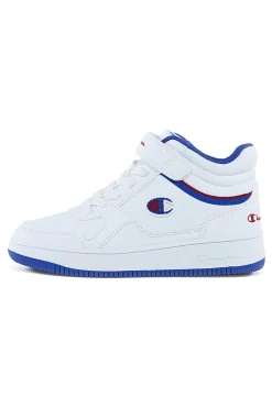 Sneakers Mid-Cut Bianche e Blu Champion RD18 MID B PS
