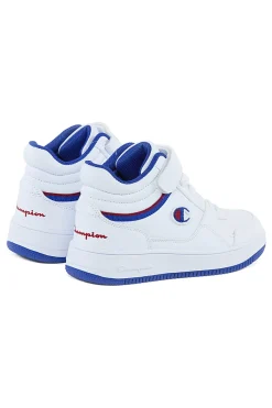 Sneakers Mid-Cut Bianche e Blu Champion RD18 MID B PS