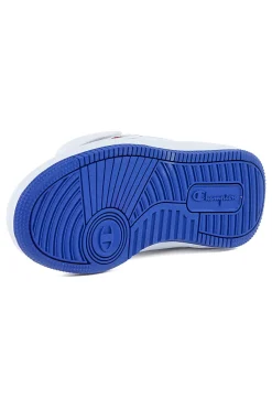 Sneakers Mid-Cut Bianche e Blu Champion RD18 MID B PS