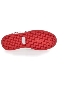 Sneakers Mid-Cut Bianche Nere e Rosse Con Lacci Everlast 716
