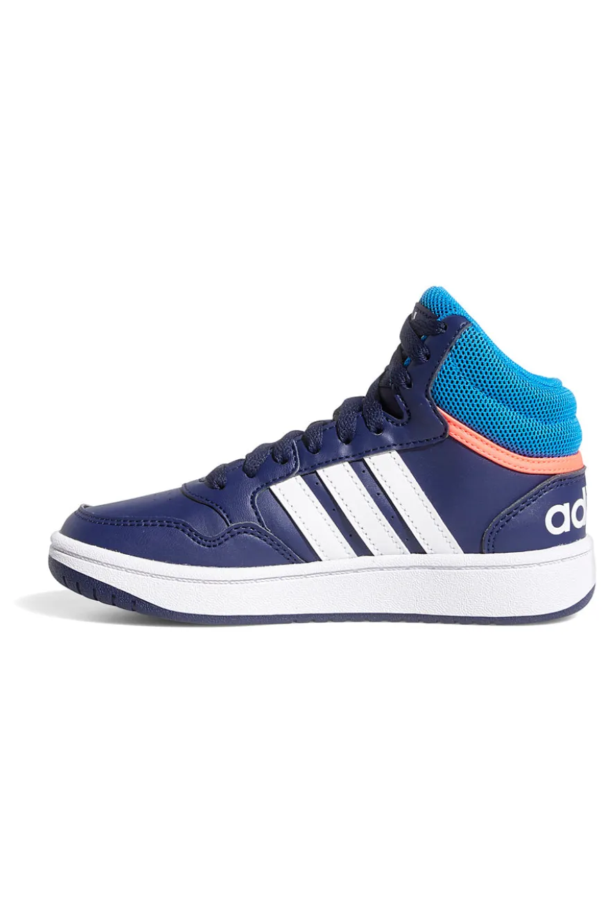 Sneakers Mid-Cut Blu Adidas Hoops Mid 3 K