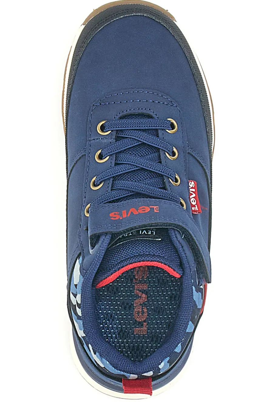 Sneakers mid-cut blu con velcro LEVI'S ASCOT REFRESH