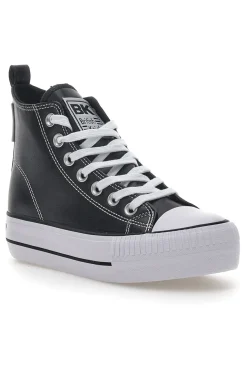 Sneakers Mid-Cut British Knights Kaya Platform Nere
