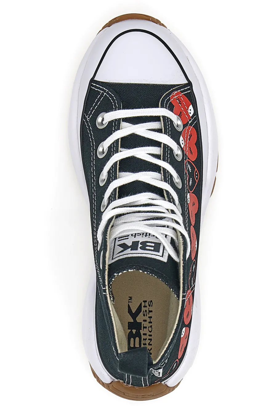 Sneakers Mid-Cut British Knights Kaya Mid Fly Nere