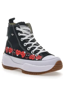 Sneakers Mid-Cut British Knights Kaya Mid Fly Nere