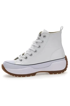 Sneakers Mid-Cut British Knights Kaya Mid Fly Bianche