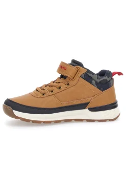 Sneakers mid-cut camel con velcro LEVI'S ASCOT REFRESH