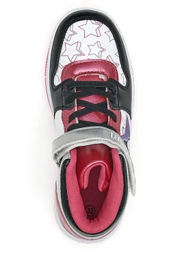 Sneakers Mid-Cut Charlotte 6705 Bianche e Rosa