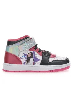 Sneakers Mid-Cut Charlotte 6705 Bianche e Rosa