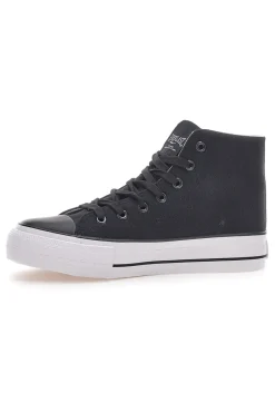 Sneakers Mid-cut Everlast 2302137H in tessuto nero