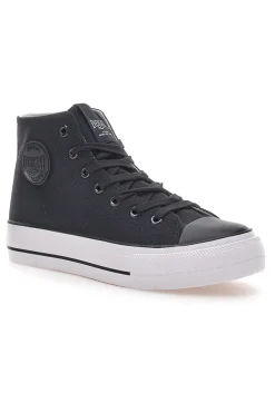Sneakers Mid-cut Everlast 2302137H in tessuto nero