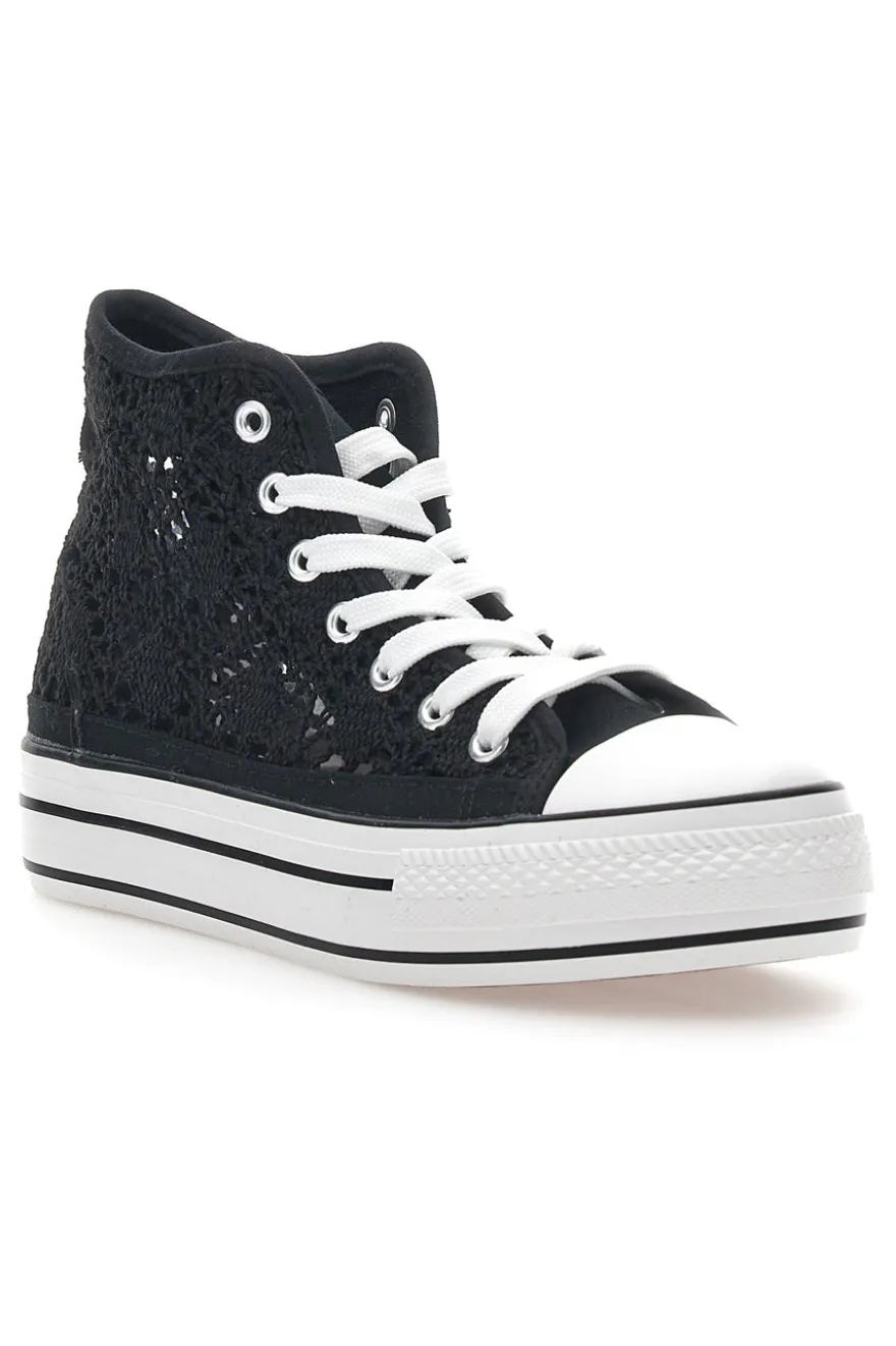 Sneakers Mid-Cut Flatform Energy 110 Nere