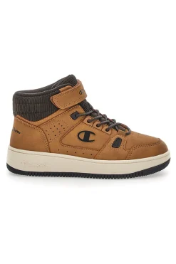 Sneakers Mid-Cut Marroni con Velcro CHAMPION RB18 MID CORD B PS