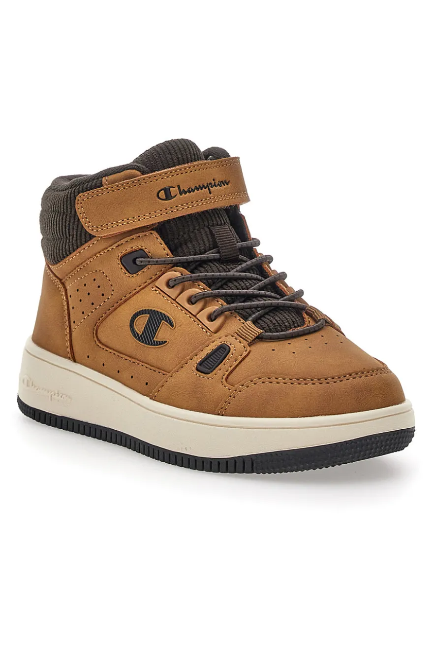 Sneakers Mid-Cut Marroni con Velcro CHAMPION RB18 MID CORD B PS