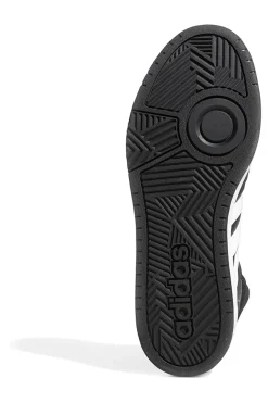 Sneakers Mid-Cut nere con bande bianche ADIDAS Hoops 3.0 Mid