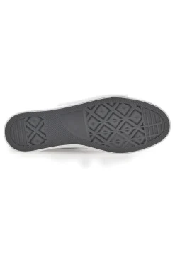 Sneakers Mid-Cut Nere e Bianche In Tela Leone 40
