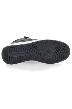 Sneakers Mid-Cut nere e Verde con Velcro CHAMPION REBOUND MID
