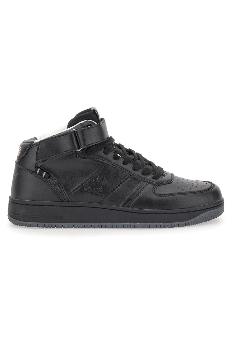 Sneakers Mid-Cut Nere U.S Grand Polo Kevin Mid