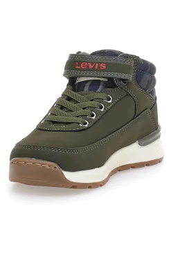 Sneakers mid-cut verdi con velcro LEVI'S ASCOT MINI