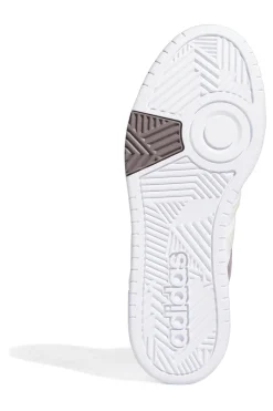 Sneakers mid-cut weiße mit Schnürsenkeln Adidas HOOPS 3.0 MID