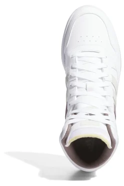 Sneakers mid-cut weiße mit Schnürsenkeln Adidas HOOPS 3.0 MID