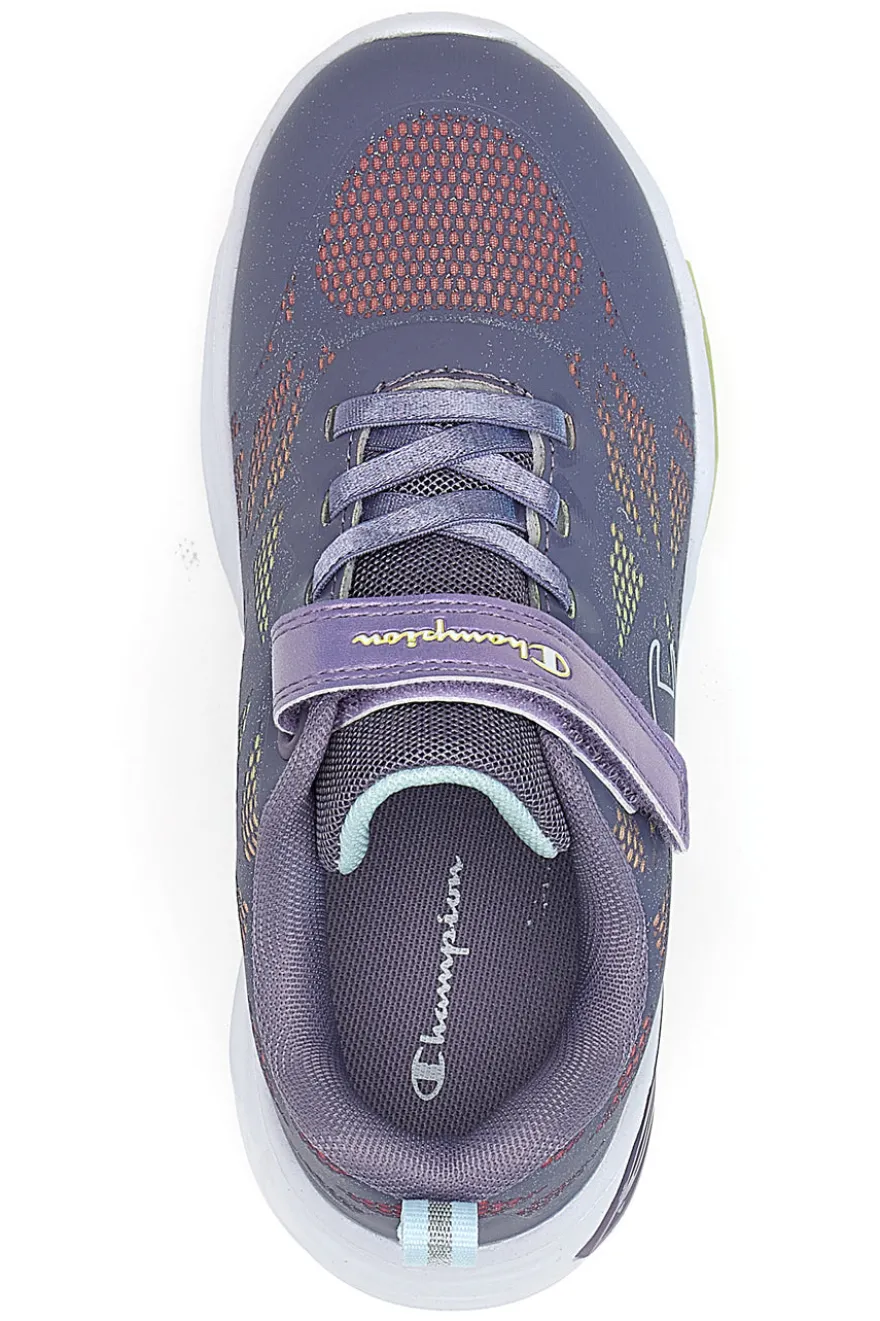 Sneakers multicolor in mesh con luci Champion Wave Tri G PS