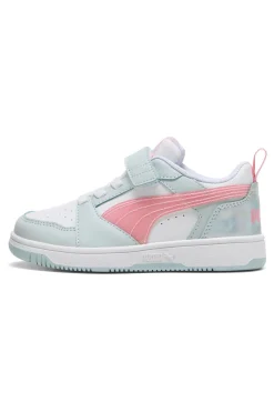 Sneakers multicolor pastello con chiusura a strappo Puma Rebound V6 Lo Space Belle AC+ PS