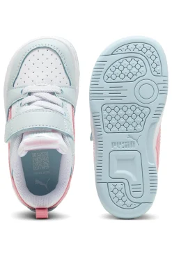 Sneakers multicolor pastello con Kinder-Fit Puma Rebound V6 Lo Space Belle AC+ Inf