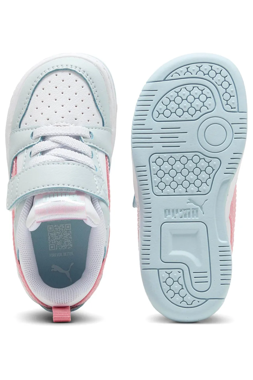 Sneakers multicolor pastello con Kinder-Fit Puma Rebound V6 Lo Space Belle AC+ Inf