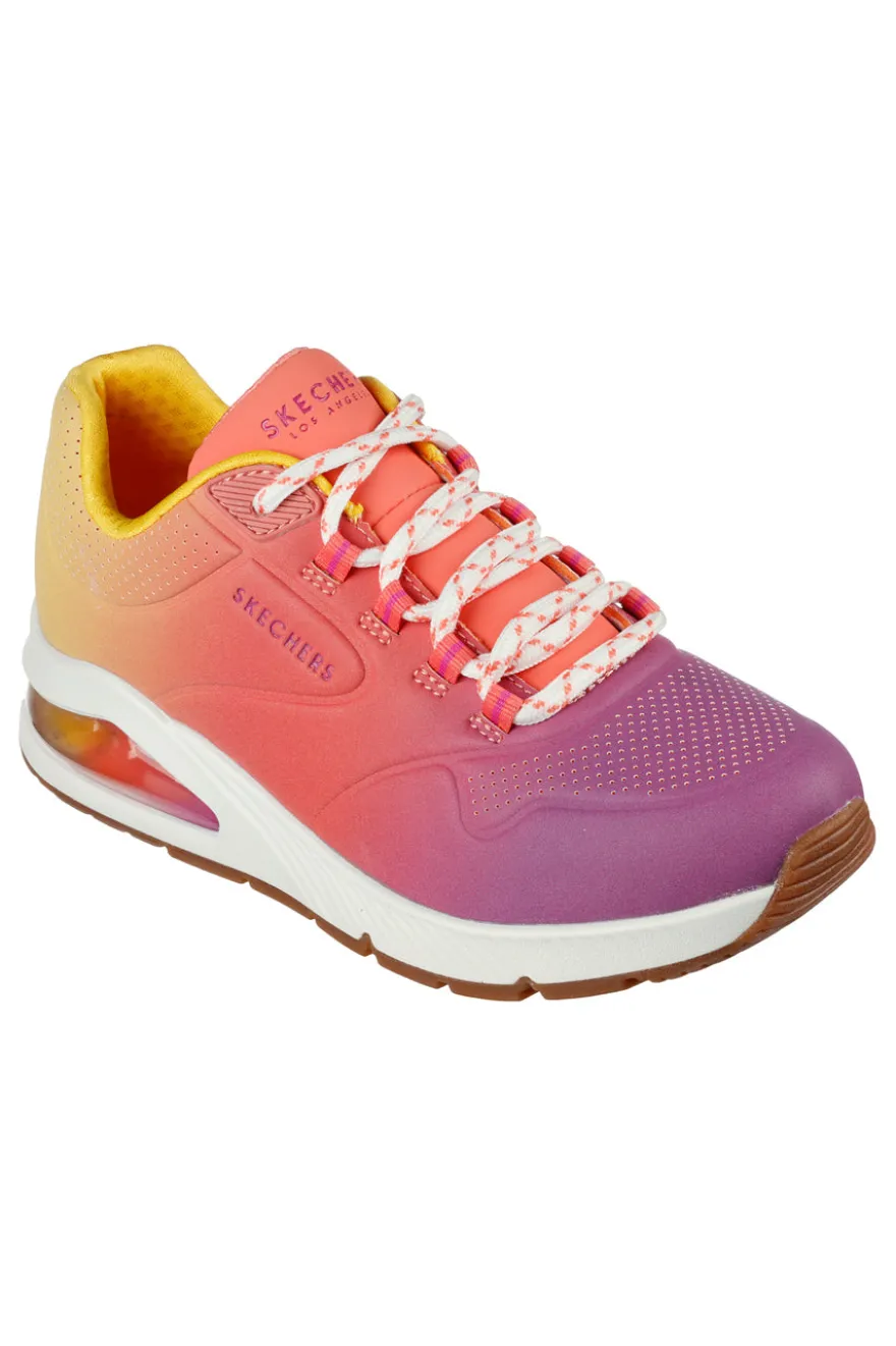 Sneakers Multicolore da Donna Skechers Uno 2-Ombre Away
