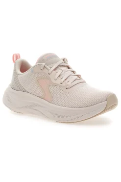 Sneakers natural pink leggere e flessibili Skechers SEKCH Cloud Smooth Wave