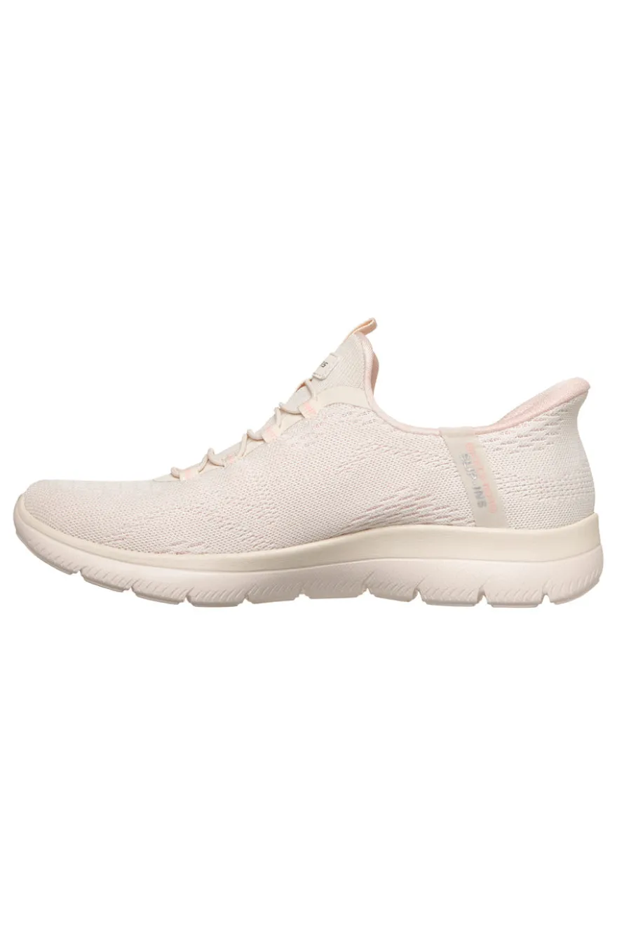 Sneakers natural slip-ins con lacci elastici Skechers Summits dream chaser