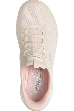 Sneakers natural slip-ins con lacci elastici Skechers Summits dream chaser